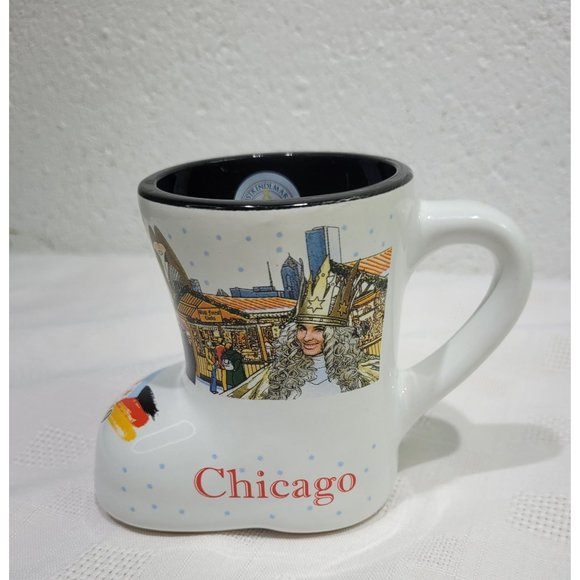 Christkindlmarket Boot Mug German Chicago Skyline 2019 Souvenir - Picture 2 of 8